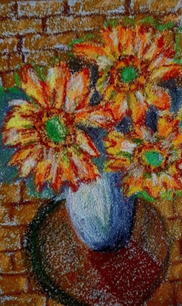 제목이 "Sunflowers Original…"인 미술작품 Maryna Yasar로, 원작, 아크릴