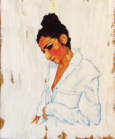 「White Jacket」というタイトルの絵画 Timothy Seeryによって, オリジナルのアートワーク, アクリル