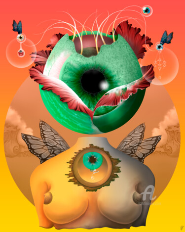 数字艺术 标题为“METAMORPHOSIS” 由Edgar Soteras, 原创艺术品, 数字油画