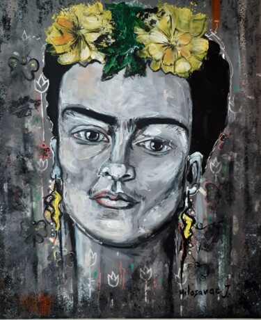 绘画 标题为“Frida” 由Jasna Milosavac, 原创艺术品, 丙烯