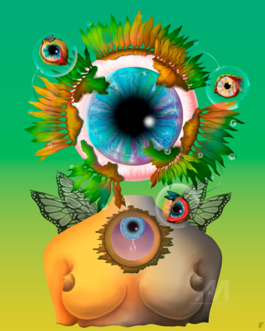 数字艺术 标题为“JUNGLE” 由Edgar Soteras, 原创艺术品, 数字油画