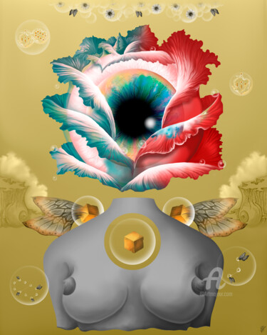 数字艺术 标题为“RAIN” 由Edgar Soteras, 原创艺术品, 数字油画