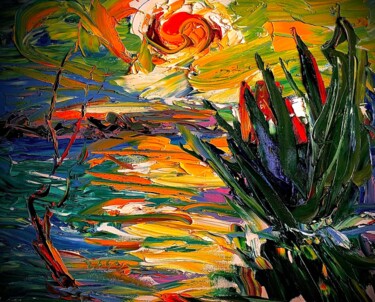Pittura intitolato "See you!" da Nikol Aghababyan, Opera d'arte originale, Olio