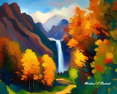 Digital Arts titled ""Trail"" by Michael C Bertsch, Original Artwork, 2D Digital Work