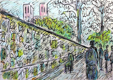 "Résiste" başlıklı Tablo Jean Mirre tarafından, Orijinal sanat, Petrol