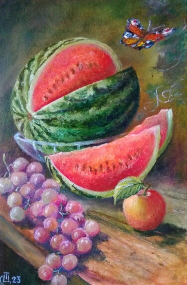 绘画 标题为“Painting "Still lif…” 由Sergiy Tsymbalov, 原创艺术品, 油