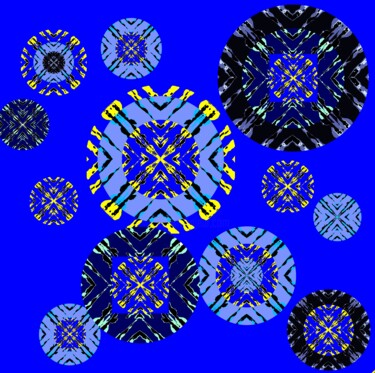 摄影 标题为“Wave Geometric 1d15g” 由Ken Lerner, 原创艺术品, 数码摄影