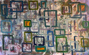 Painting titled "iGENERATION PRO" by Philippe Ceulemans, Original Artwork, Oil