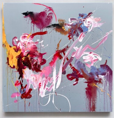 Painting titled "Barbie color 2" by Rosi Roys, Original Artwork, Acrylic