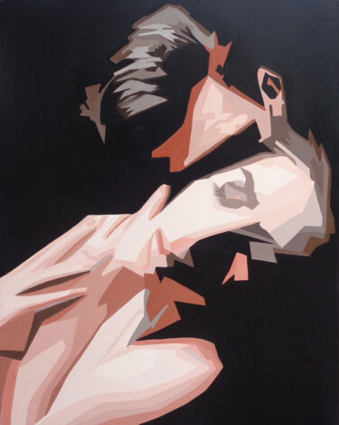 Passion Schilderij getiteld "Passion" door Elli Popa, Origineel Kunstwerk, Acryl