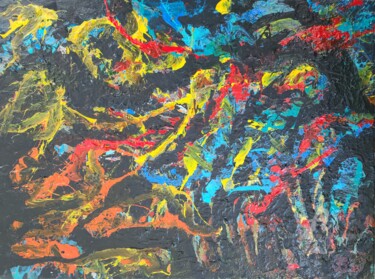 Painting titled "They Leave in Autumn" by Andrew Walaszek, Original Artwork, Acrylic Mounted on Wood Stretcher frame