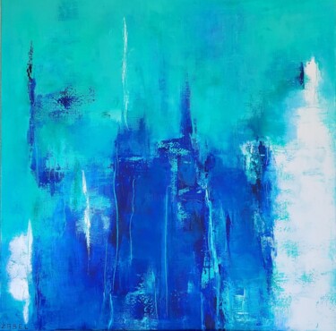 ABYSSES Peinture intitulée "ABYSSES" par Isabelle Eisenberg, Œuvre d'art originale, Huile Monté sur Châssis en bois