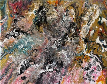 Peinture intitulée "Ebullition" par Vp, Œuvre d'art originale, Acrylique Monté sur Châssis en bois