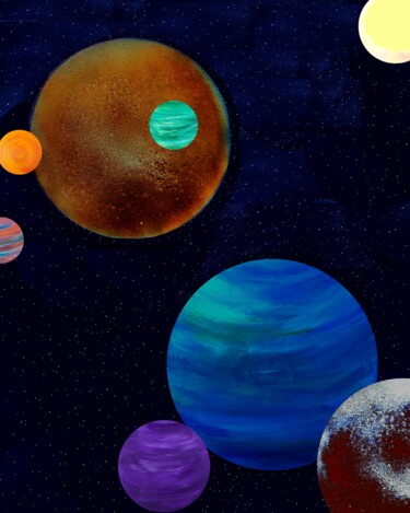 Digital Arts titled "Vega 12" by Troy Wilson-Ripsom, Original Artwork, Digital Collage