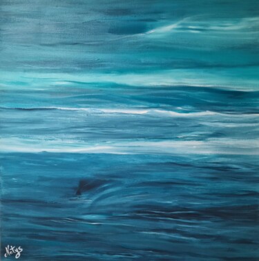 Peinture intitulée "Tempête" par Nathalie Fernandes (Natys), Œuvre d'art originale, Acrylique