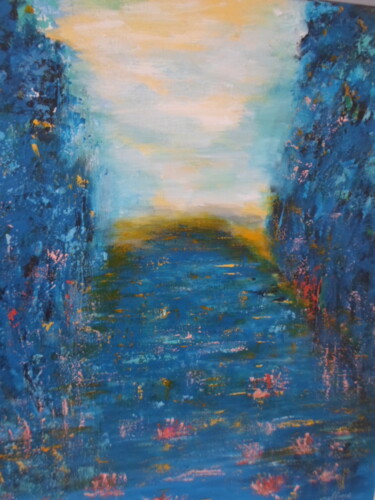 Painting titled "FAILLE" by Marie-Françoise Gallone, Original Artwork, Acrylic