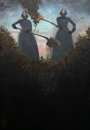 "General point of vi…" başlıklı Tablo Serge Sunne tarafından, Orijinal sanat, Akrilik