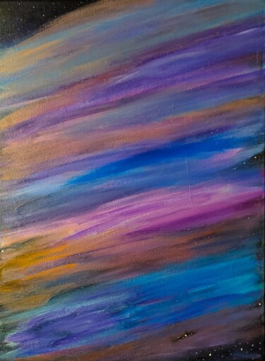 Inside the Nebula Painting titled "Inside the Nebula" by Troy Wilson-Ripsom, Original Artwork, Acrylic Mounted on Wood Stretcher frame