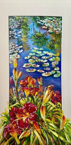 Les lys du jardin de Monet