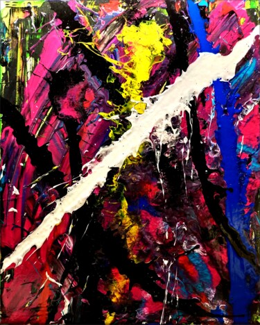 MANTIS Peinture intitulée "MANTIS" par Ulysse Baldasseroni (UTCHEN), Œuvre d'art originale, Acrylique Monté sur Châssis en bois