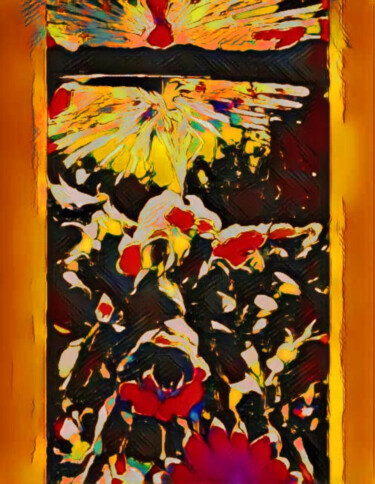Digital Arts titled "PaletteEnPoésie 35" by Yahya Ahssaini, Original Artwork, Photo Montage