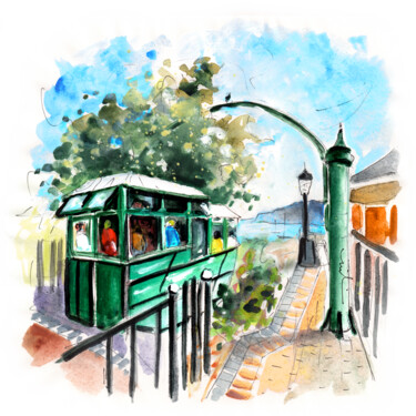 "Lynmouth Lynton Fun…" başlıklı Tablo Miki De Goodaboom tarafından, Orijinal sanat, Suluboya