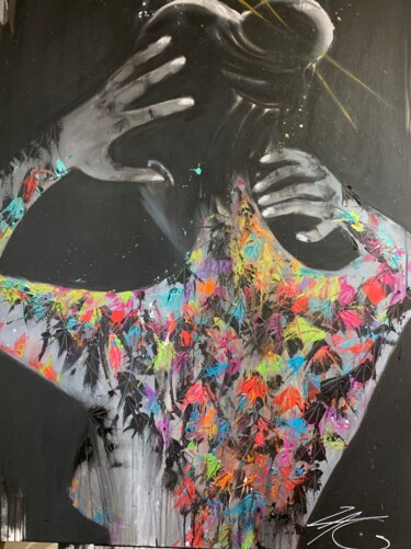 « NOT FOR YOU » Peinture intitulée "« NOT FOR YOU »" par Laurent Zagarri, Œuvre d'art originale, Acrylique Monté sur Châssis en bois