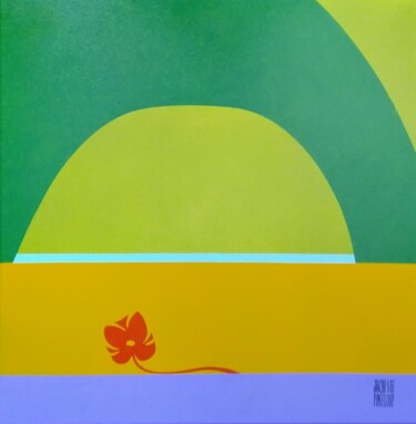 绘画 标题为“" L'arche verte " ,…” 由Jacques Pinceloup, 原创艺术品, 丙烯