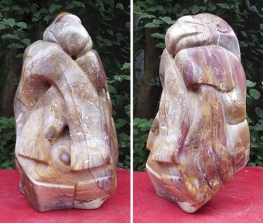 Escultura titulada "Wenumapu" por Mario Morasan, Obra de arte original