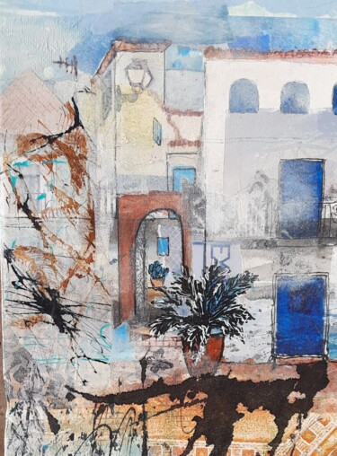 Collages titled "Callejon de la Igle…" by Jill Carrott, Original Artwork, Collages