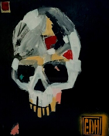 Peinture intitulée "las sombras del pas…" par Eric Dhulst, Œuvre d'art originale, Acrylique