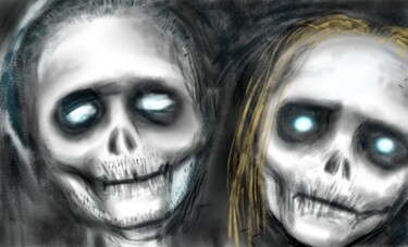 Digital Arts titled "Social experiment" by Milto Sideris, Original Artwork, Digital Painting