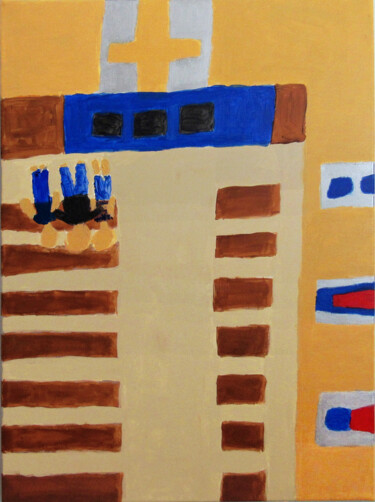Peinture intitulée "Concert à Notre-Dame" par Guillaume Chocu (YAUME-C), Œuvre d'art originale, Acrylique Monté sur Châssis…