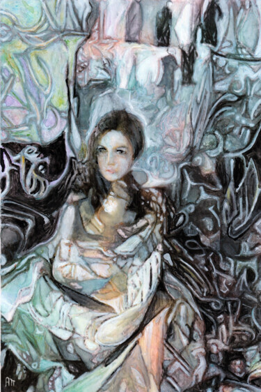 绘画 标题为“Alcôve” 由Alexandre Podgorny, 原创艺术品, 丙烯
