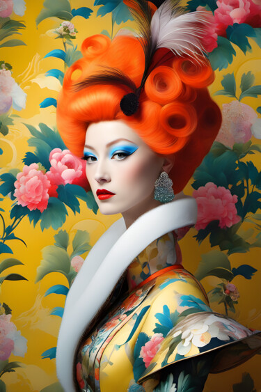 数字艺术 标题为“Neo Portraits #1623” 由Sid, 原创艺术品, AI生成的图像