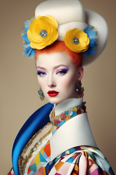数字艺术 标题为“Neo Portraits #2623” 由Sid, 原创艺术品, AI生成的图像