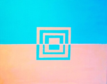 Doors Painting titled "Doors" by Troy Wilson-Ripsom, Original Artwork, Acrylic Mounted on Wood Stretcher frame