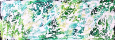 Beyond the sea No. 6433 large green abstract Painting titled "Beyond the sea No.…" by Anita Kaufmann, Original Artwork, Acrylic