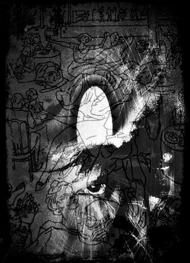 Рисунок под названием "Обложка" - Tatyana Zakharova, Подлинное произведение искусства, Чернила