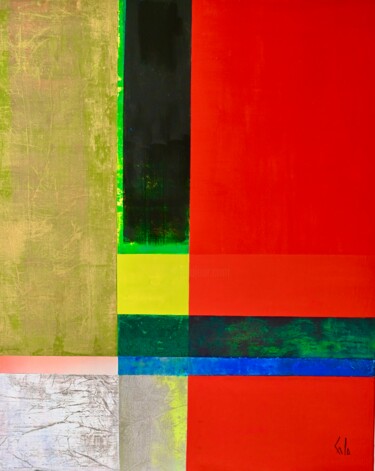 Peinture intitulée "HELIOS" par Pierre Calogero, Œuvre d'art originale, Acrylique Monté sur Châssis en bois