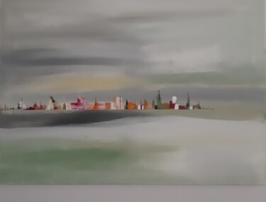 Painting titled "KnokkArt" by André Roeser, Original Artwork, Acrylic Mounted on Wood Stretcher frame