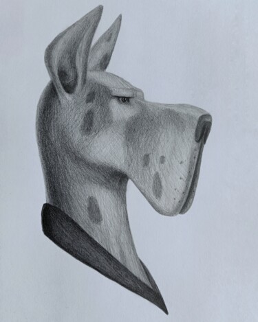 图画 标题为“dog pencil painting” 由Vitaly.Arts, 原创艺术品, 铅笔