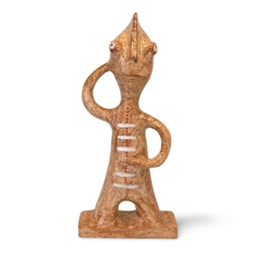 Galactic Buddy Sculptuur getiteld "Galactic Buddy" door Stefan Mager, Origineel Kunstwerk, Keramiek