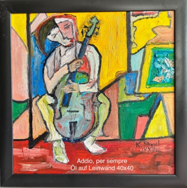 Pittura intitolato "Addio per sempre" da Klaus Professor Stoppel, Opera d'arte originale, Olio