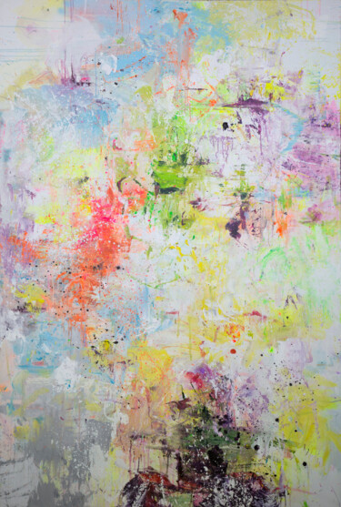 Peinture intitulée "no title 9" par Ruffi, Œuvre d'art originale, Acrylique Monté sur Châssis en bois