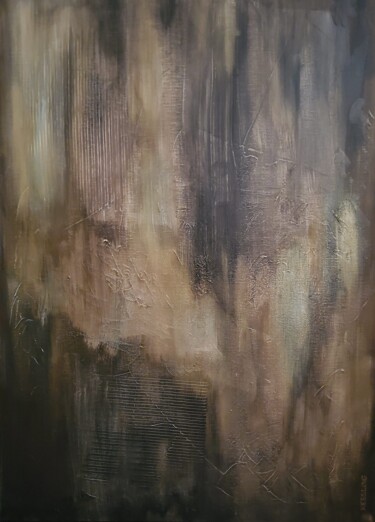 Pintura titulada "Beneath (Bronze)" por Kate Hessling, Obra de arte original, Acrílico Montado en Bastidor de camilla de mad…