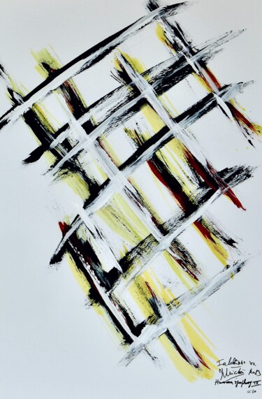 绘画 标题为“Human Symphony IX-…” 由Jc Nicolai / Ialokinne, 原创艺术品, 水彩