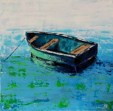 绘画 标题为“Barque en baie” 由Hubert Bridoux, 原创艺术品, 丙烯