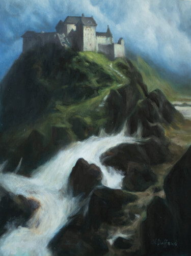 Painting titled "Citadelle" by Nicolas Duffaud, Original Artwork, Oil