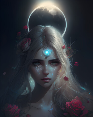"Enigmatic Fantasy G…" başlıklı Dijital Sanat Mystic Muse tarafından, Orijinal sanat, AI tarafından oluşturulan görüntü